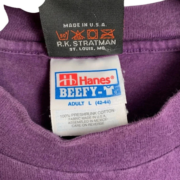 Vintage 90s Harley Davidson T-Shirt Size Large 1997Connecticut State Hog Rally - Picture 4 of 9